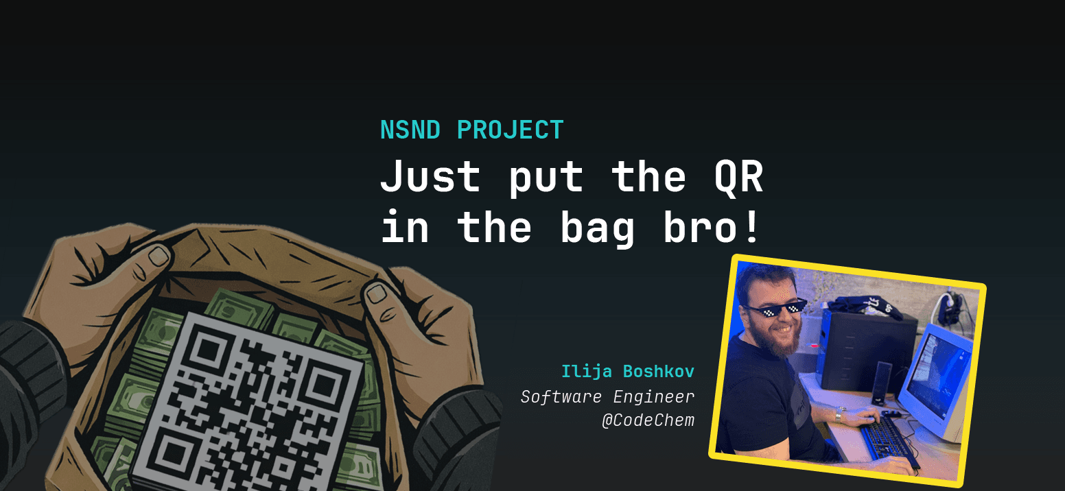 Just put the QR in the bag bro