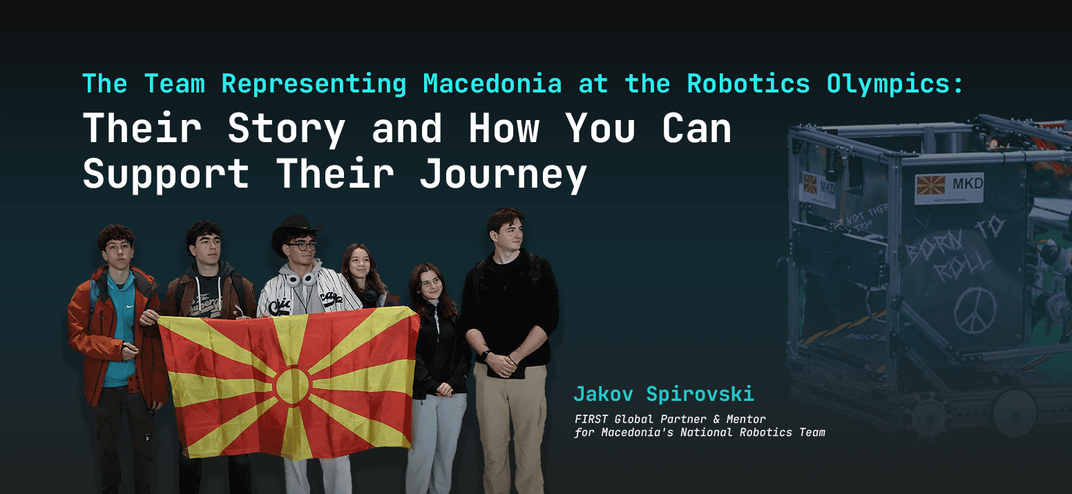 Representing Macedonia at the Robotics Olympics: