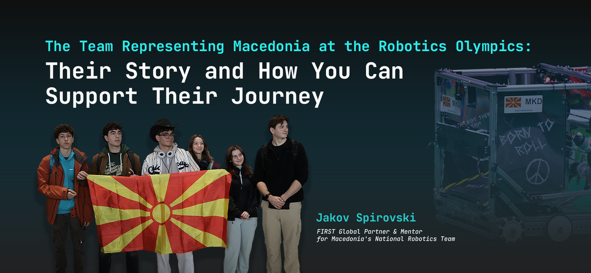 Representing Macedonia at the Robotics Olympics: